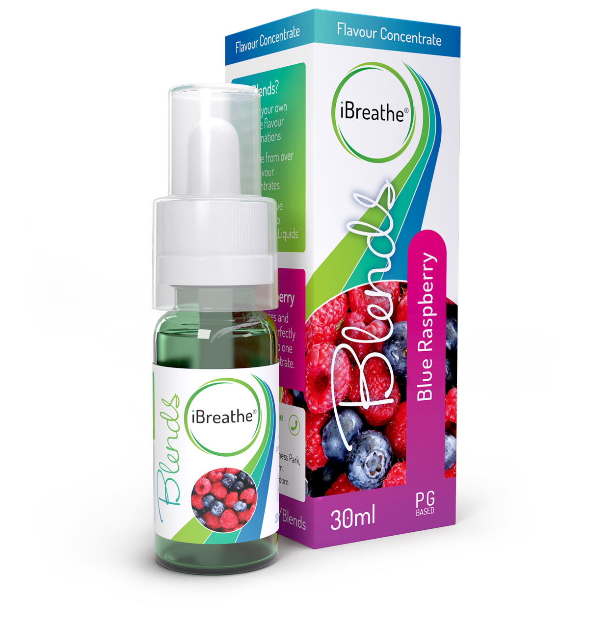 Blue Raspberry 30ml PGBased ELiquid Concentrate £9.99 + Free UK